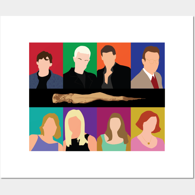 Buffy the Vampire Slayer Wall Art by ehaverstick